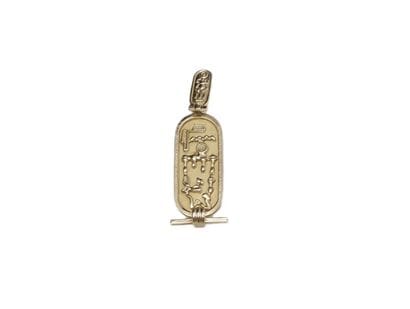 A 750°/°° yellow gold pendant in the shape...