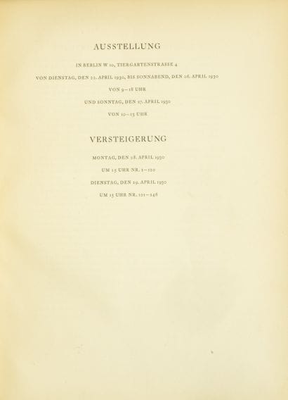 Leopold Seligmann Collection. Dr. Leopold...
