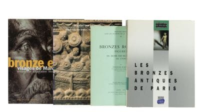 Bronze and Gold. Faces of Marcus Aurelius:...