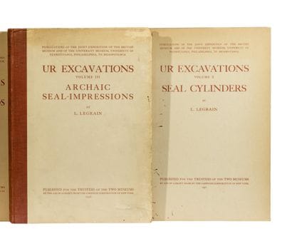 L. LEGRAIN. Ur Excavations. Volumes 3 and...