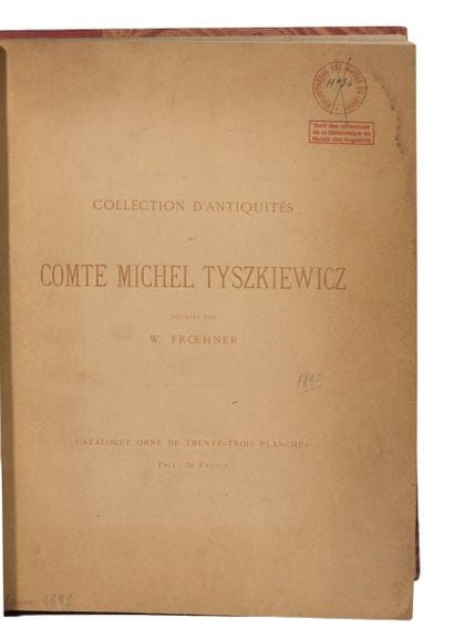 Catalog of the Michel de Tyszkiewicz Collection....