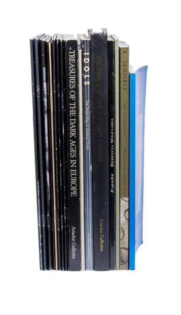 Ensemble de catalogues de Galeries. 
Safani...
