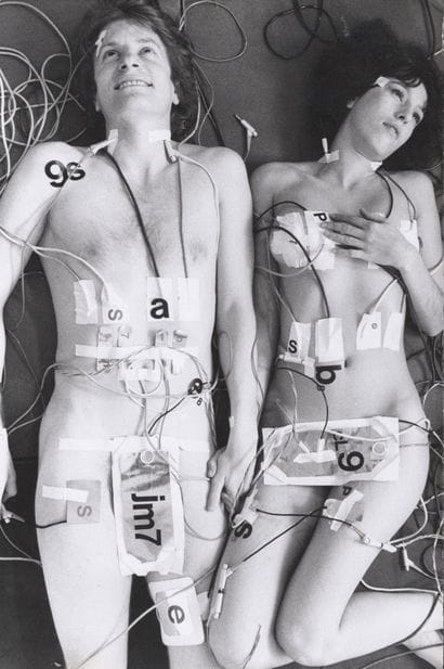 ANEMONE AND ANDRÉ DUSSOLIER
During the filming...