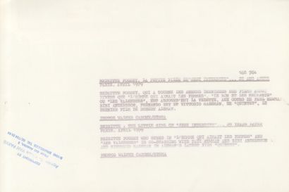 BRIGITTE FOSSEY – SET OF 5 PHOTOGRAPHS
A...