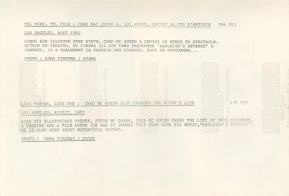 SET OF 35 PHOTOGRAPHS – FILM AND CELEBRITIES
A...