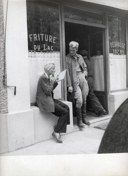 MADELEINE SOLOGNE AND JEAN MARAIS
During...