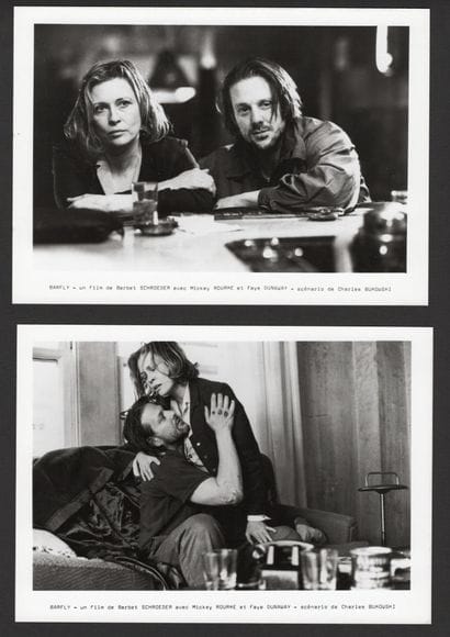FAYE DUNAWAY ET MICKEY ROURKE
Lors du tournage...