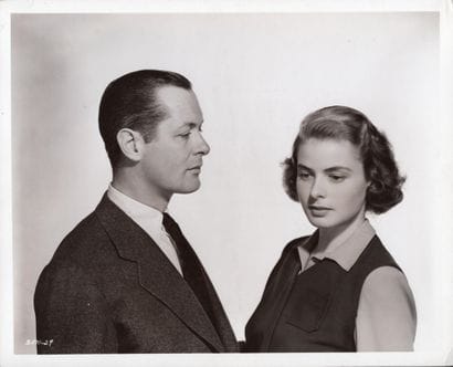 INGRID BERGMAN AND ROBERT MONTGOMERY
During...