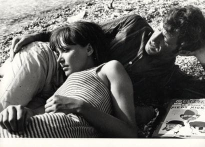 ANNA KARINA AND JEAN-PAUL BELMONDO
During...