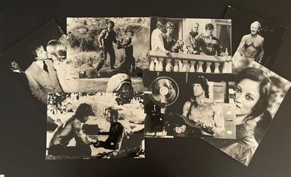 SYLVESTER STALLONE - SET OF 8 PHOTOGRAPHS
A...