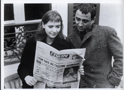 ANNA KARINA AND CLAUDE BRASSEUR
Reading the...