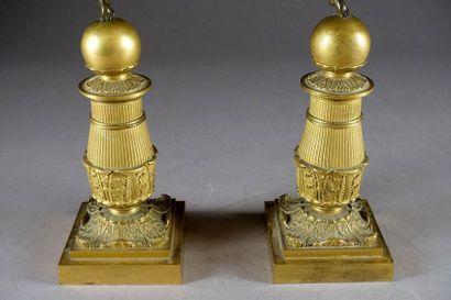 Paire de Torchères d’époque Restauration.
Aux...