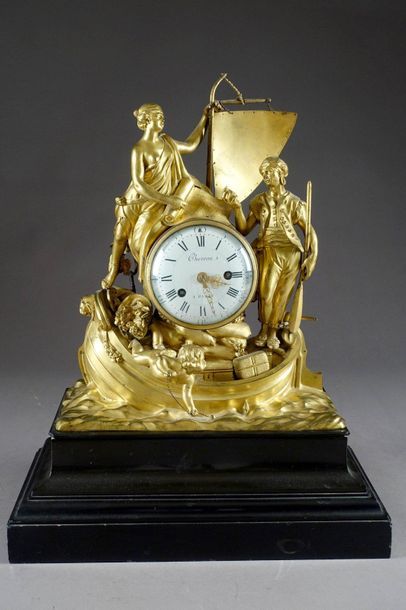 Rare et importante Pendule d’époque Louis...
