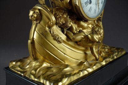Rare et importante Pendule d’époque Louis...