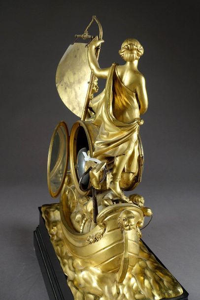 Rare et importante Pendule d’époque Louis...