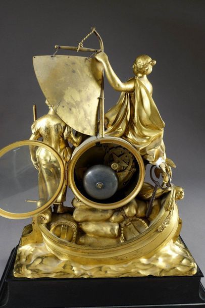 Rare et importante Pendule d’époque Louis...