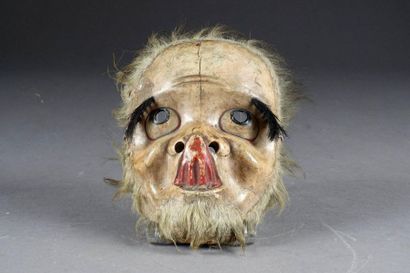 Masque de Théâtre Nô.
Depicting an old man...