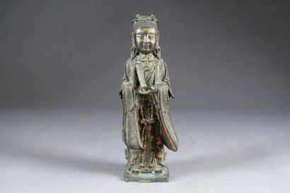 Chine - Période Qing.
Taoist deity, standing...