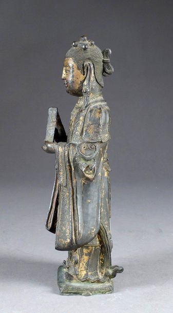 Chine - Période Qing.
Taoist deity, standing...