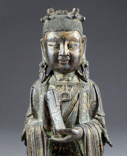 Chine - Période Qing.
Taoist deity, standing...