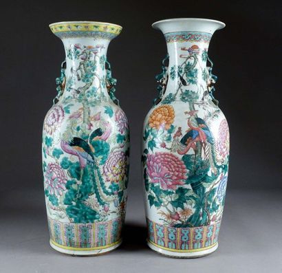Chine - Fin de la Période Qing, vers 1900.
Two...