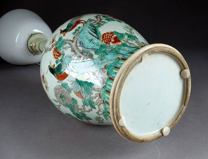 Chine - Période Qing du XIXe siècle.
Wucai...