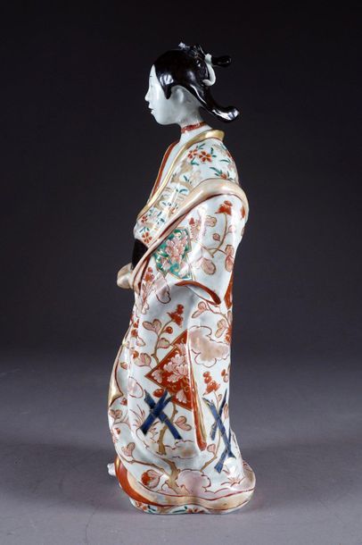 Japon - Periode Edo.
Bijin. Dressed in a...