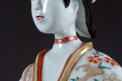Japon - Periode Edo.
Bijin. Dressed in a...