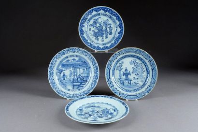 Chine de la Compagnie des Indes.
Four plates...