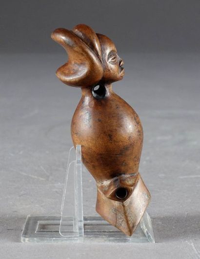 Culture Tchokwé.
Anthropomorphic whistle...
