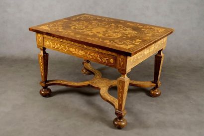 Table.
The belt frees up a large drawer....