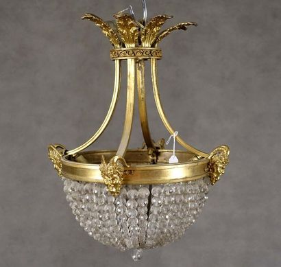 Petite Suspension Louis XVI de type sac à...