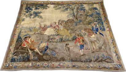 Tapisserie.
Le repos avant la Chasse aux...