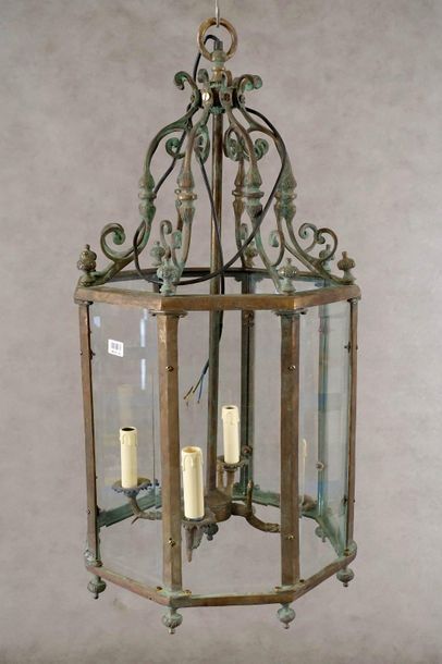 Grande Lanterne de Hall de Forme octogonale.
Anneau...