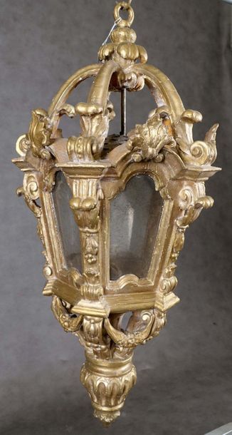 Rare Lanterne italienne à suspendre, de Forme...