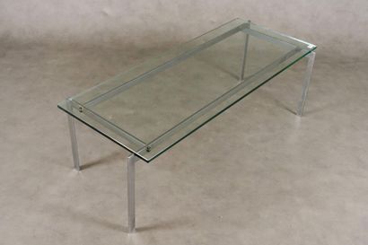 Poul Kjaerholm (1929 - 1980) - Table de Salon.
Glass...