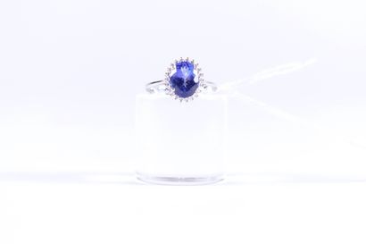 Bague.
Sertie d’une tanzanite (env. 2 carats...