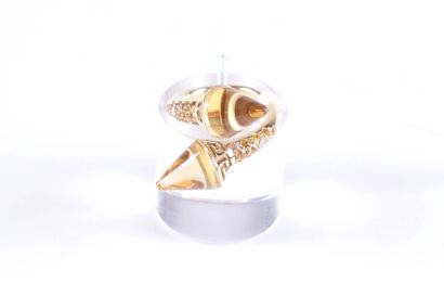 Bague Versace
Or, Citrine et Diamants.