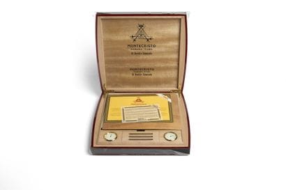 Travel humidor montecristo double edmundo – foto 4 – kavel bij Galerie Moderne, Elsene (Brussel)