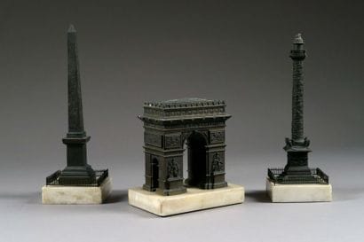 L'Arc de Triomphe, l'Obélisque et la Colonne...