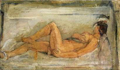 Domingo Candia (1896-1974)
Nu allongé.
Huile...