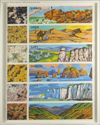 François BOISROND (1959)
Granit.
Gouache...