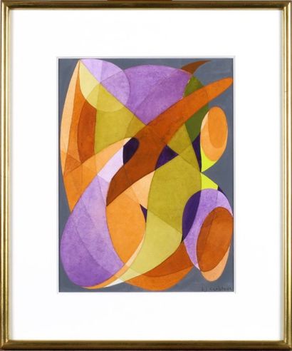 Birger Carlstedt (1907-1975)
Composition.
Aquarelle...