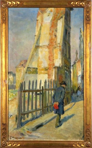 Emile Thysebaert (1873-1963)
La Promenade.
Huile...