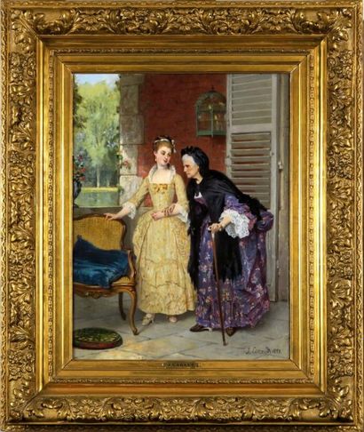 Joseph CARAUD (1821-1905)
La Dame de Compagnie...