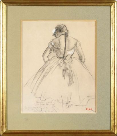 Edgar DEGAS (1834-1917)
Ballérine.
Lithographie...