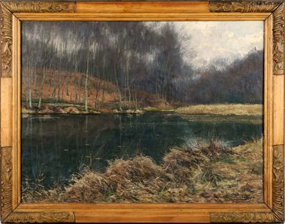 Louis Clesse (1889-1961)
Etang arboré (daté...