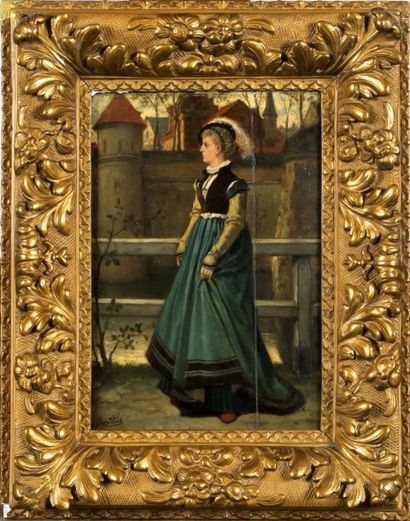 Frans Kasper H. Vinck (1827-1903)
Jeune Femme...