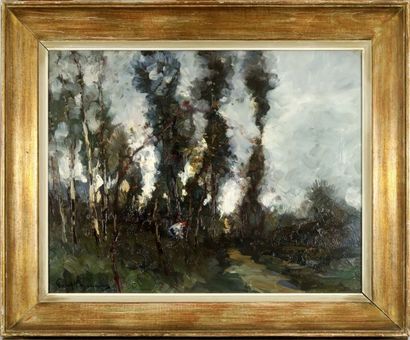 Paul HAGEMANS (1884-1959)
Une clairière à...