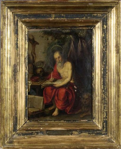Frans Francken (attribué à)
Saint Jérôme.
Huile...